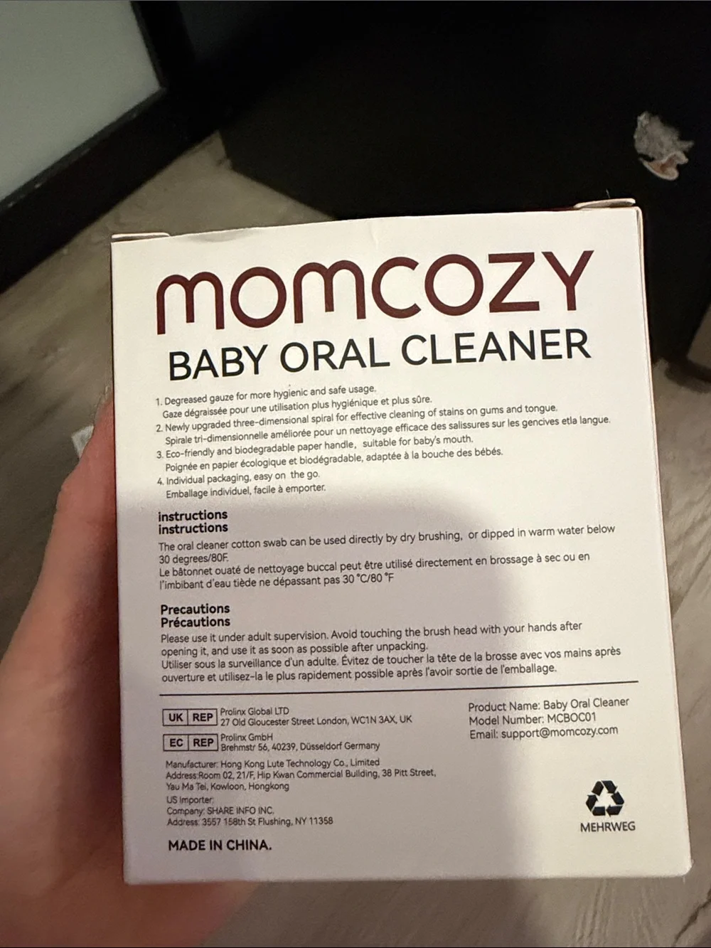 NoseFrida Saline Rinse - Mustela cradle cap Shampoo & Momcozy Oral Cleaner